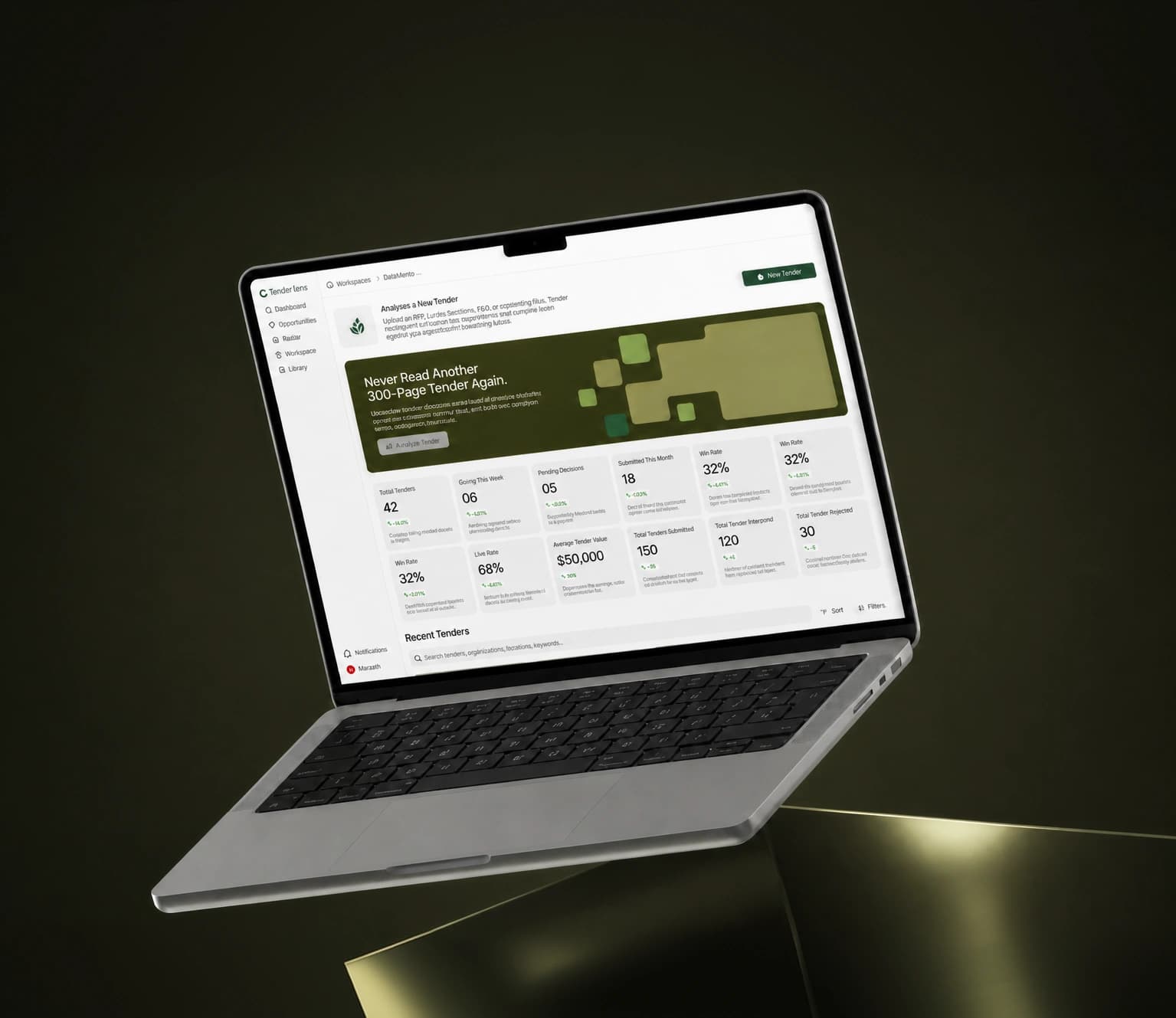 TenderLens product preview